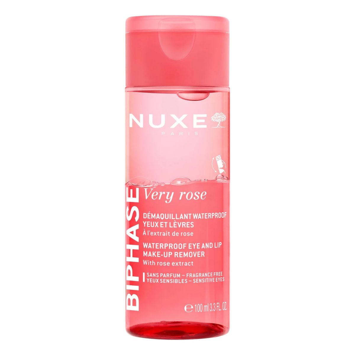 NUXE Very Rose Bi-Phase Waterproof Eye and Lip Make-up Remover
