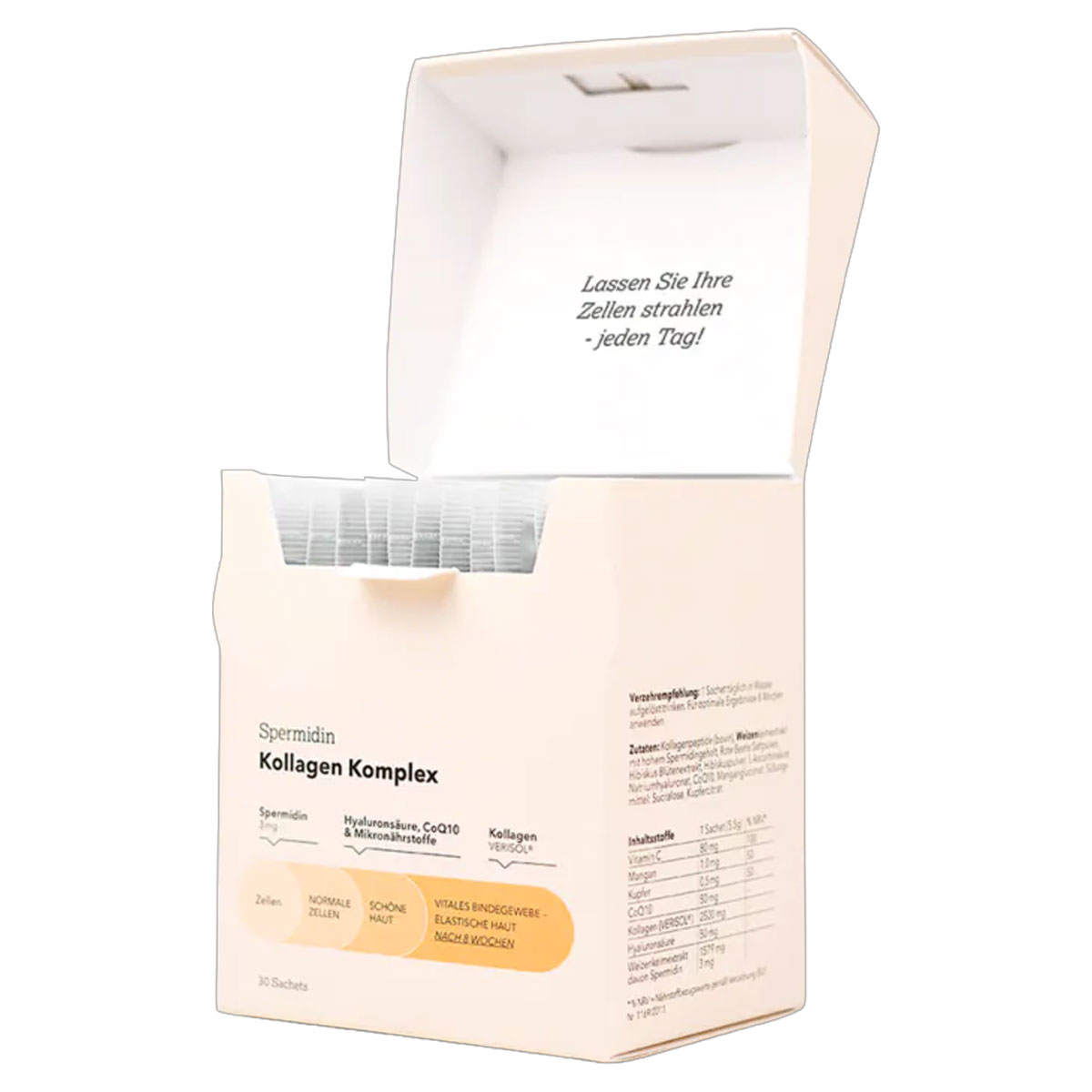 spermidinPLUS Spermidin Kapseln Kollagen Komplex