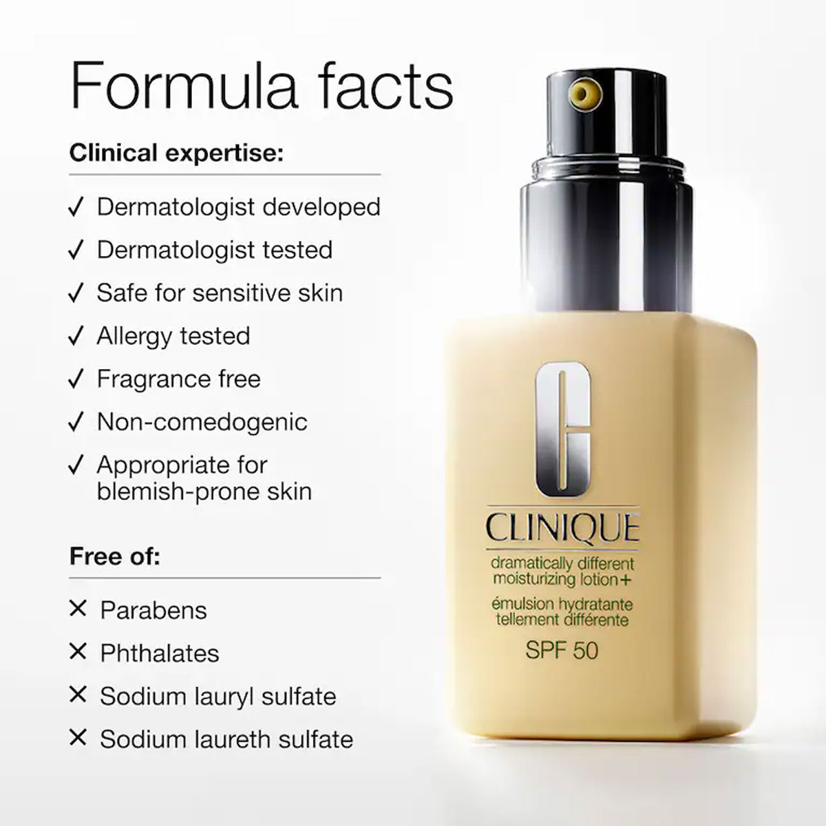 Clinique 3 Schritte Pflege Dramatically Different Moisturizing Lotion+ SPF50