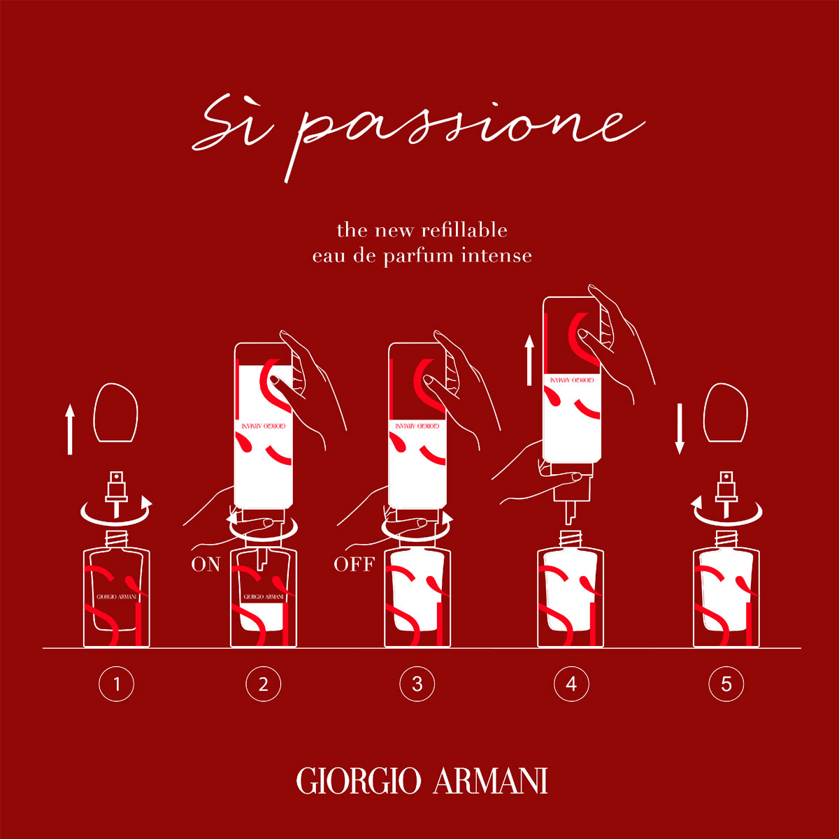 Armani Sì Passione Eau de Parfum (EdP) Intense Refill
