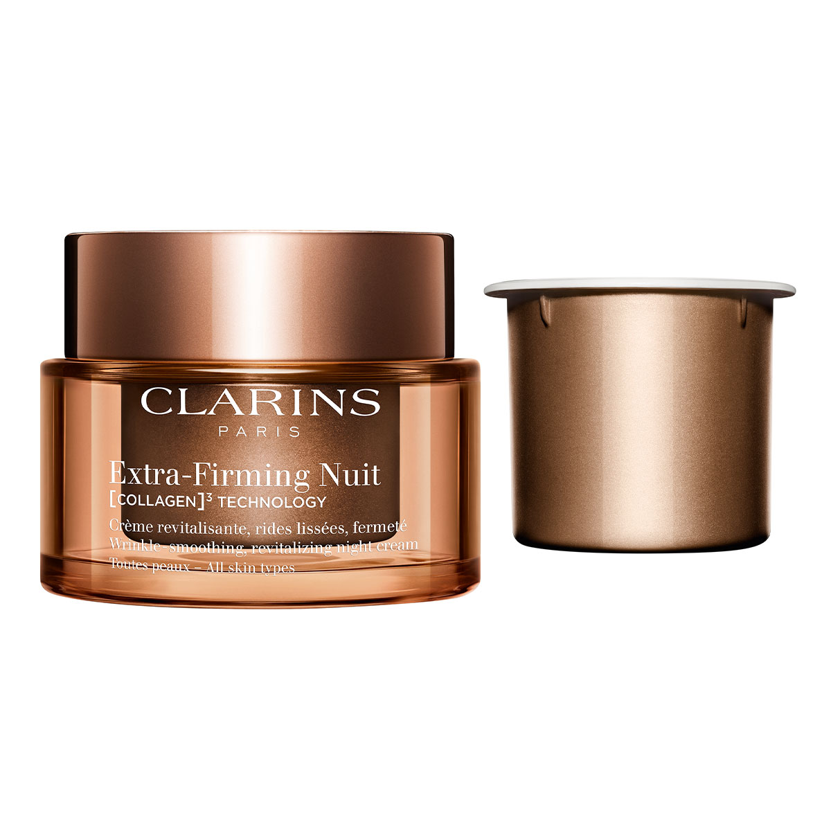 Clarins Extra-Firming Nuit Collagen Technology Night Cream - All Skin Types Refill