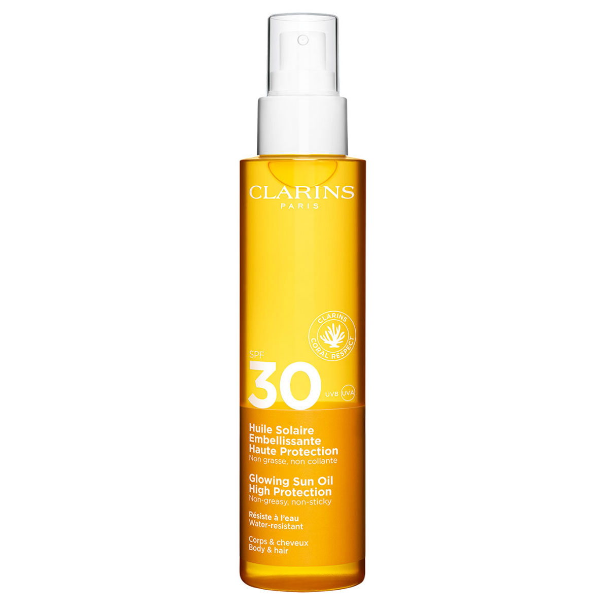 Clarins Sonnenschutz Huile Solaire Embellissante Haute Protection SPF 30