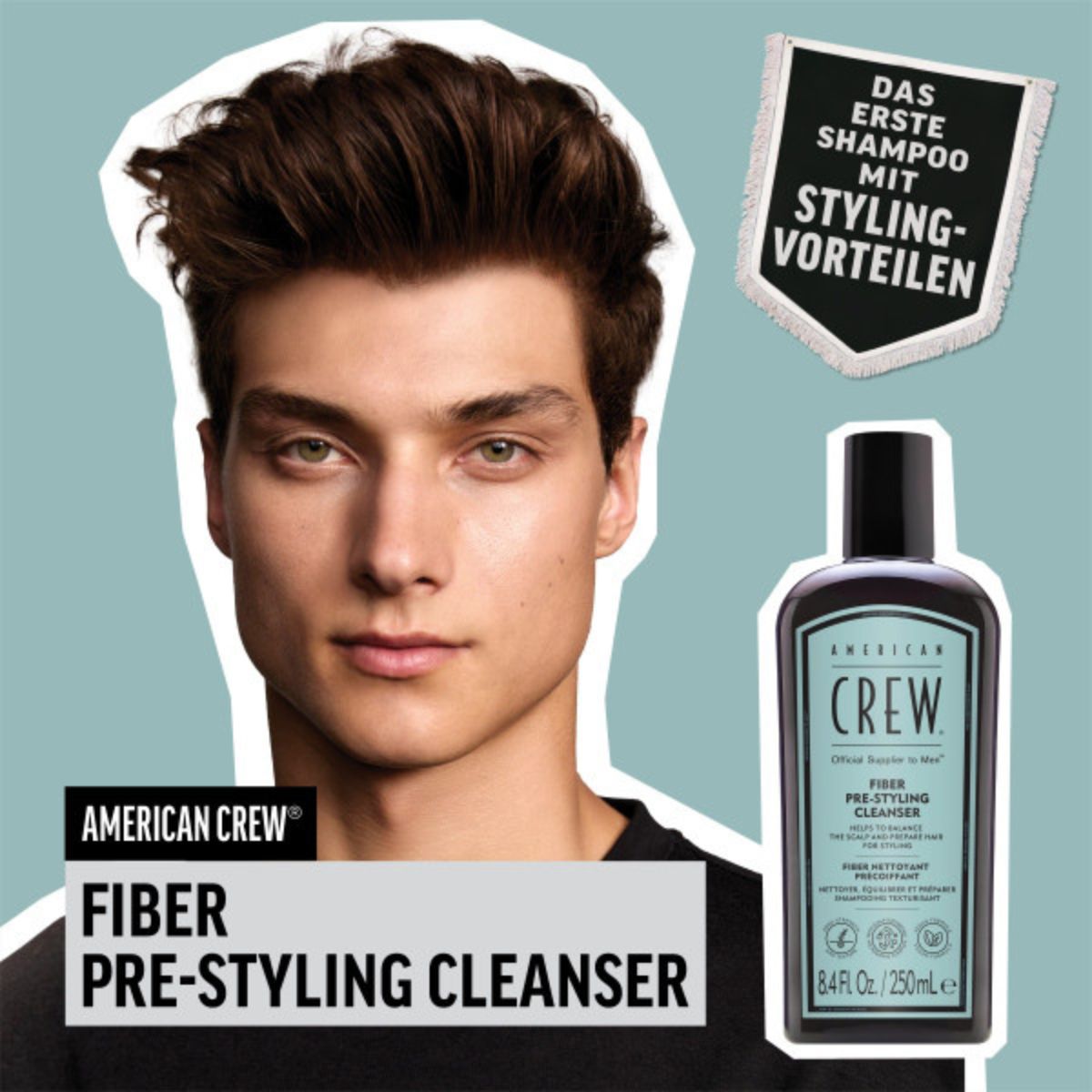 American Crew Hair Care & Body Fiber Pre-Styling Shampoo