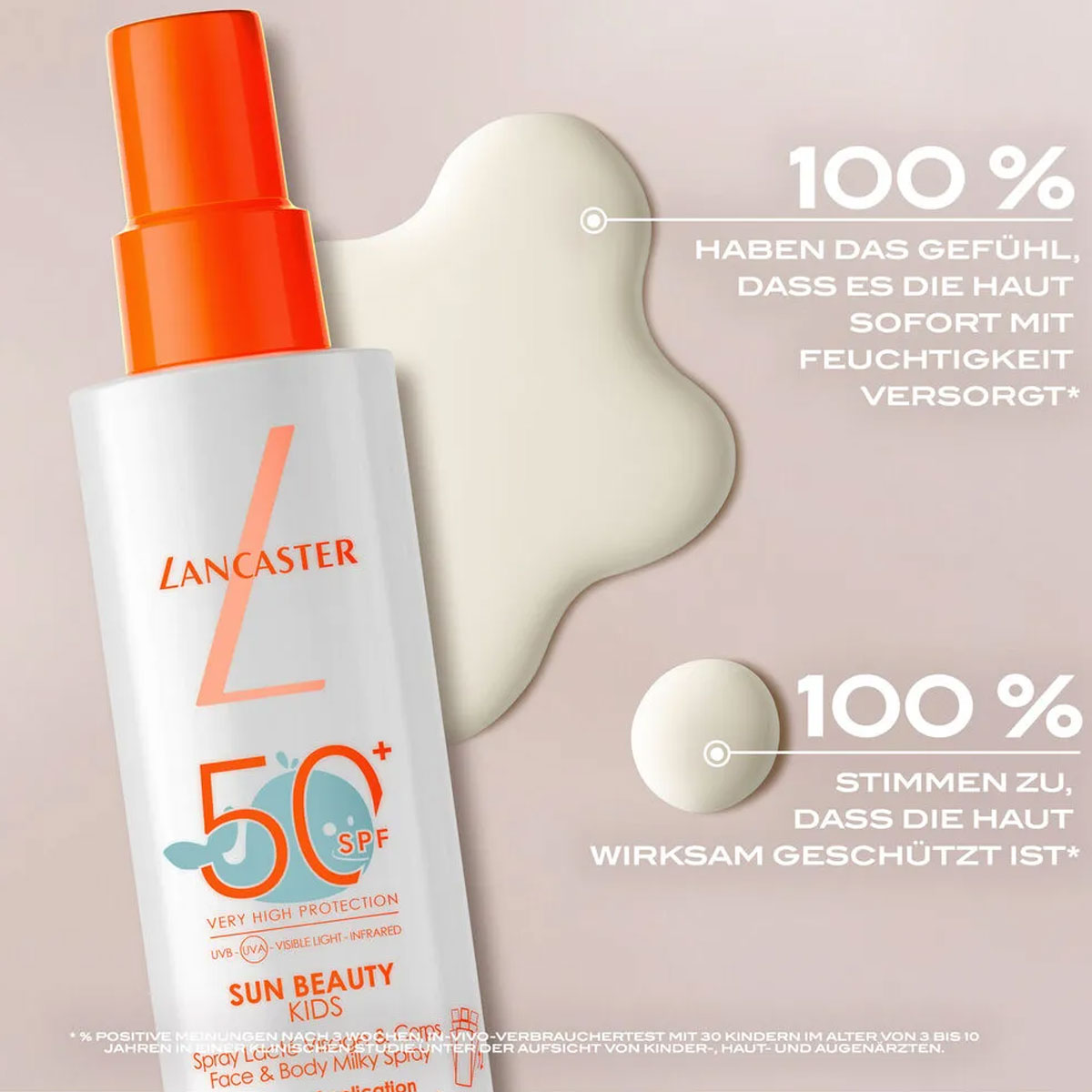 Lancaster Sun Beauty Kids Face & Body Milky Spray SPF50+