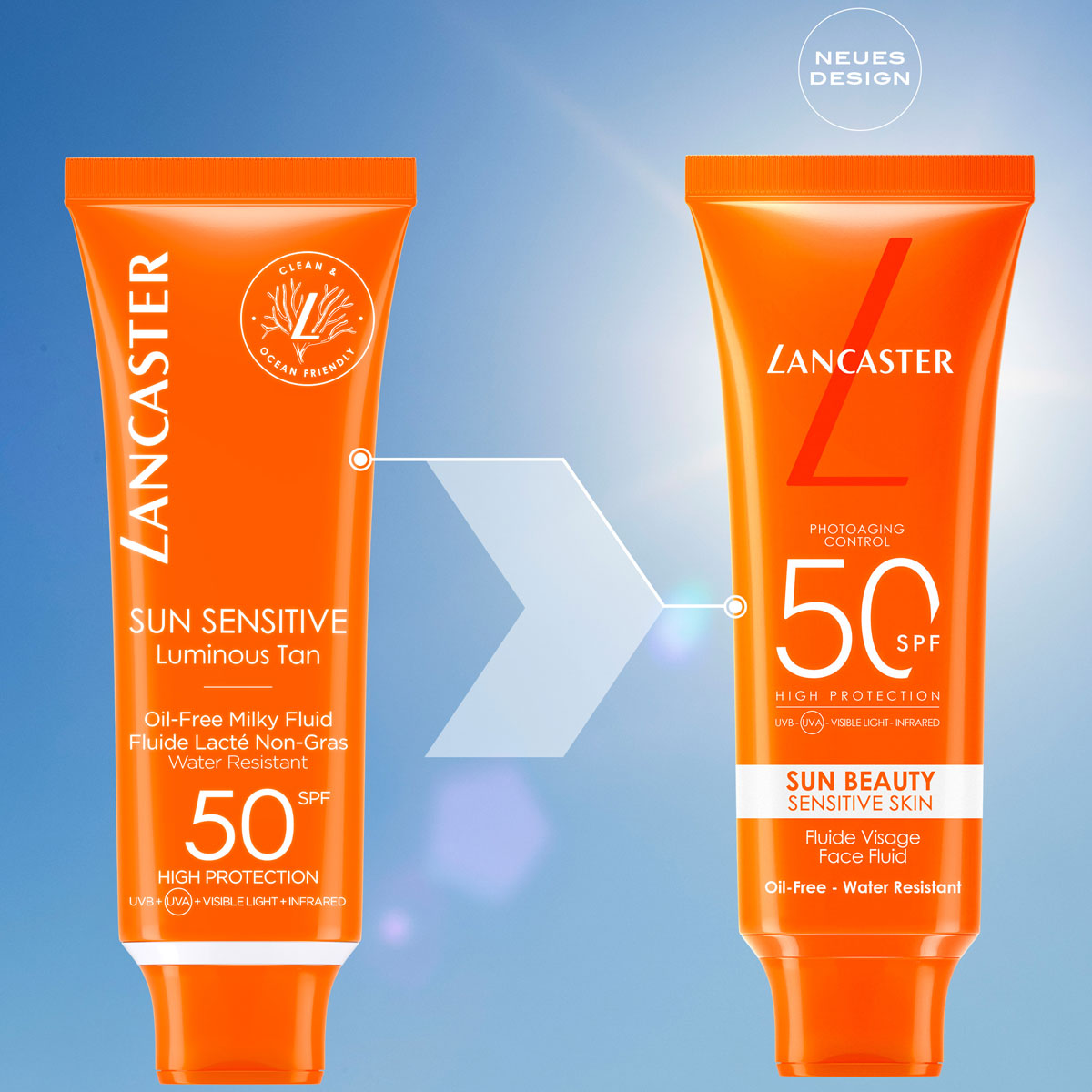 Lancaster Clean Sun Sensitive Milky Fluid SPF 50