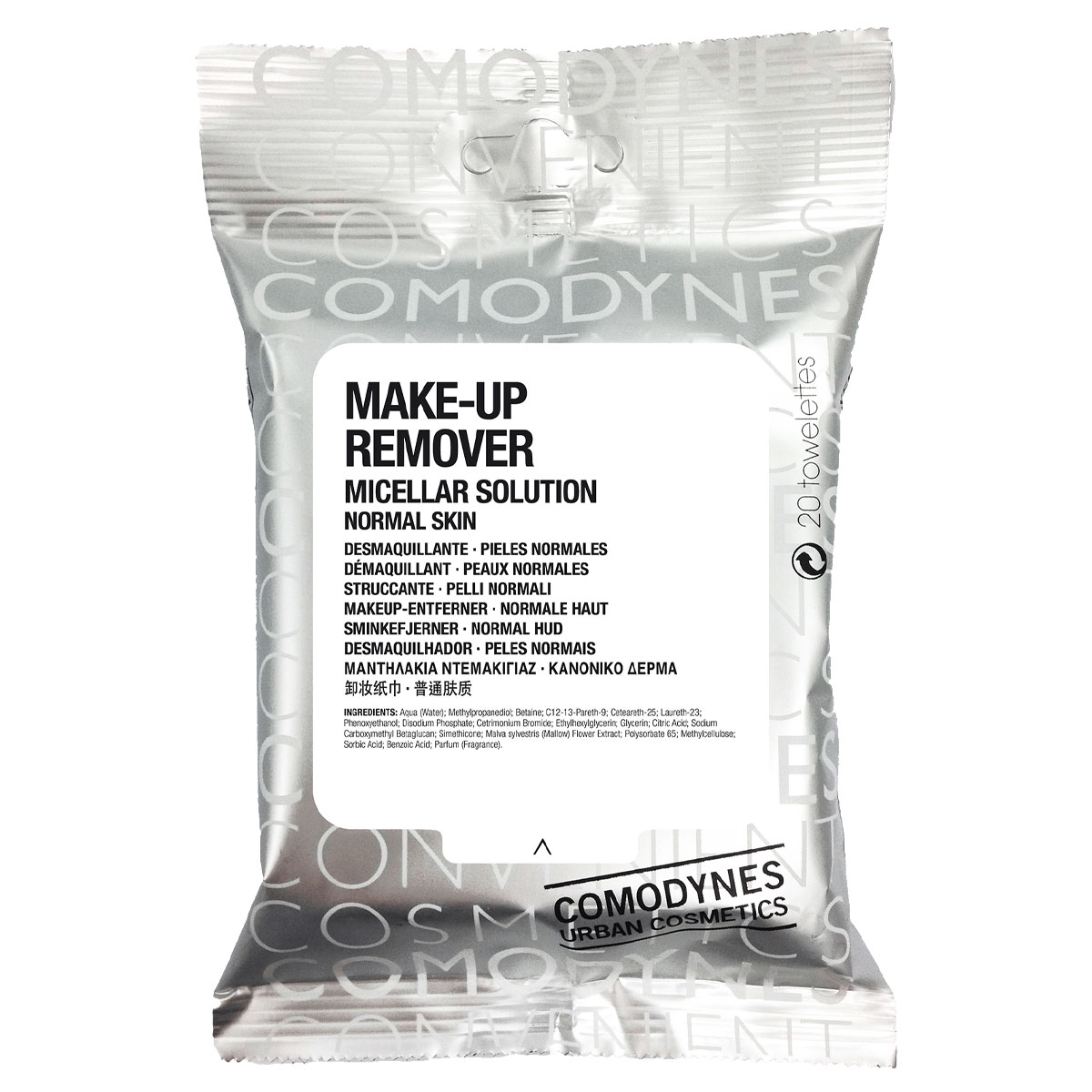 Comodynes Makeup Remover Normal Skin 20 Stk