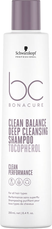 Schwarzkopf Professional Bonacure Tocopherol Clean Balance Deep Cleansing Shampoo