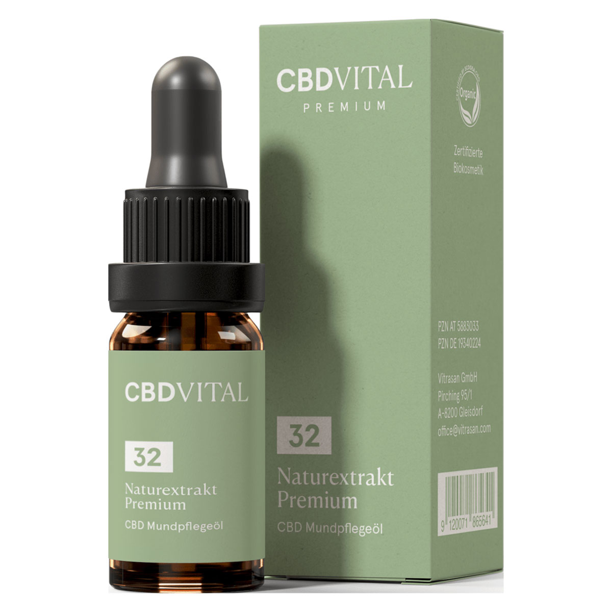 CBD Vital CBD Öl Naturextrakt Premium Öl 32%