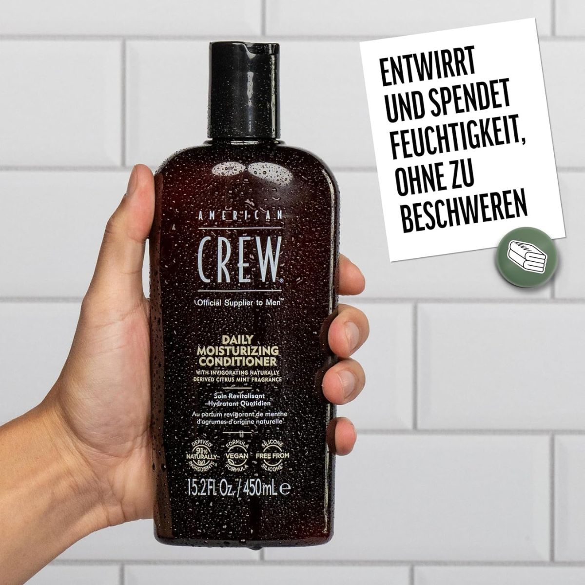 American Crew Hair Care & Body Daily Moisturizing Conditioner