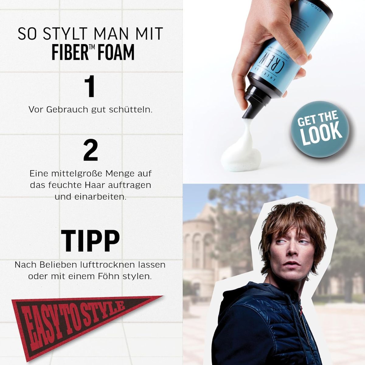 American Crew Styling Fiber Grooming Foam