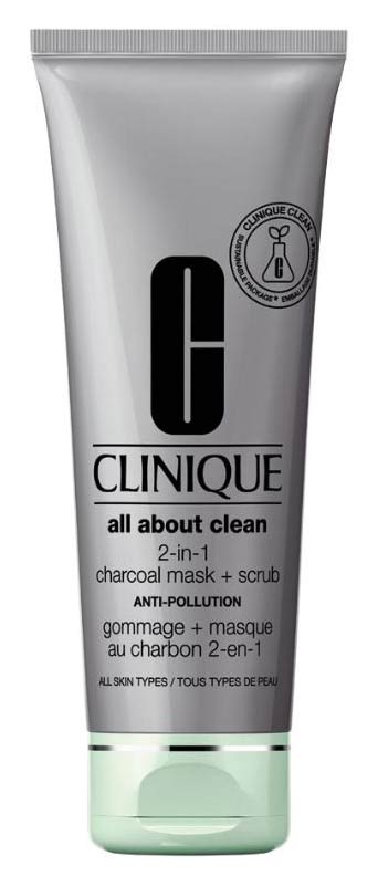 Clinique All About Clean 2-in-1 Charcoal Mask + Scrub Anti-Pollution