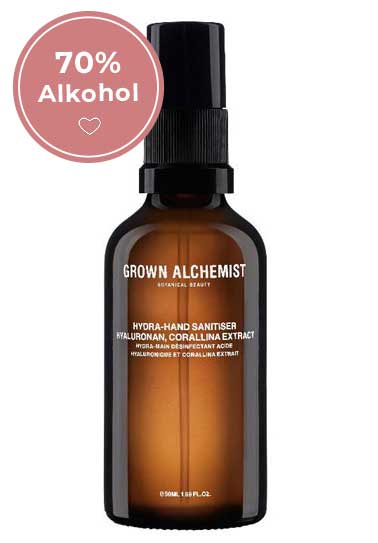 Grown Alchemist Hand Desinfektion Hydra Hand Sanitiser - Hyaluronan & Coralina Extract