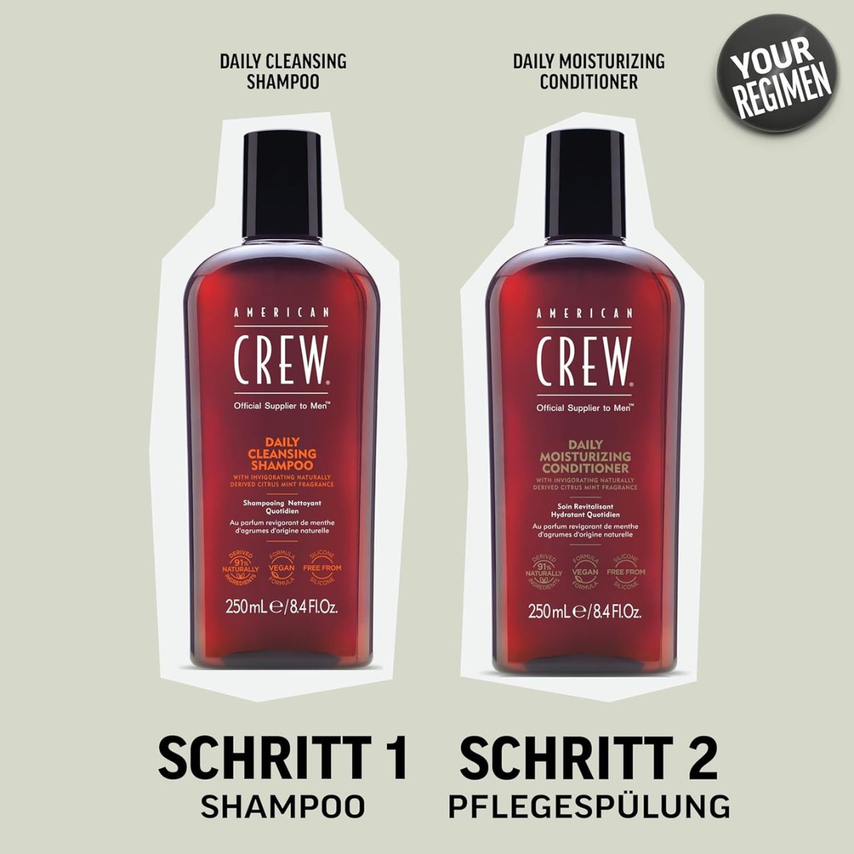 American Crew Hair Care & Body Daily Moisturizing Conditioner
