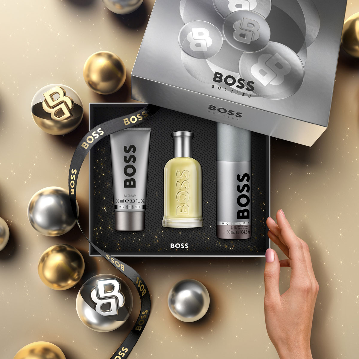 Boss Boss Bottled Eau de Toilette (EdT) 100ml SET