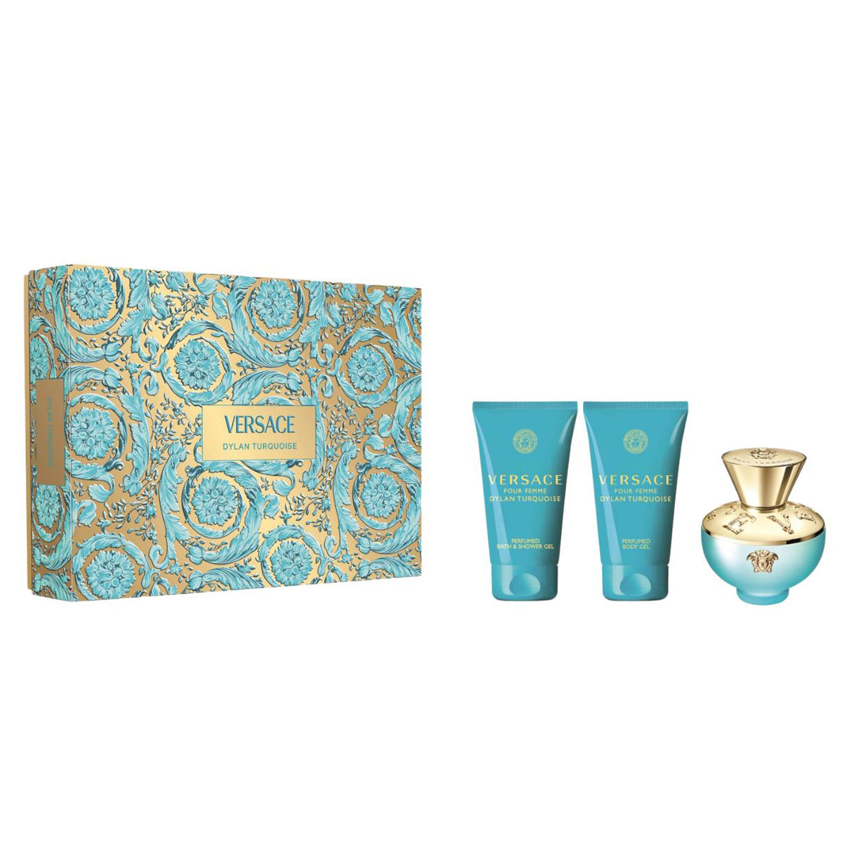Versace Dylan Turquoise Eau de Toilette (EdT) 50ml SET