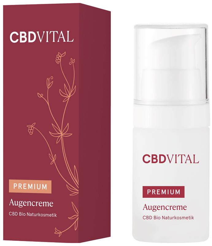 CBD Vital CBD Bio Kosmetik Premium Augencreme
