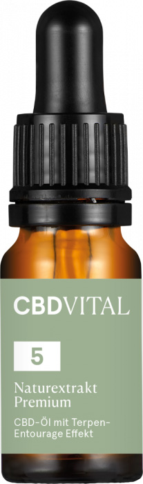 CBD Vital CBD Öl Naturextrakt Premium Öl 5%