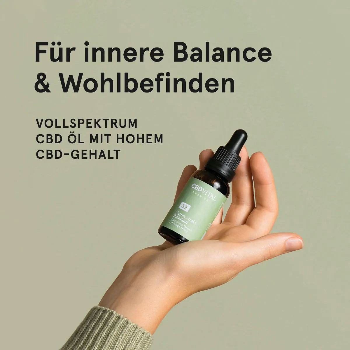 CBD Vital CBD Öl Naturextrakt Premium Öl 32%