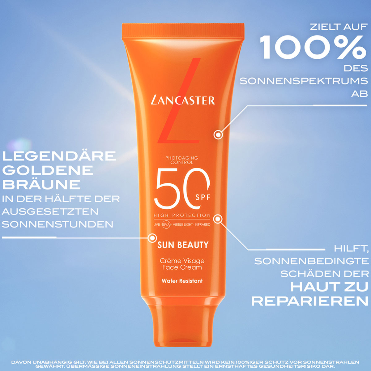 Lancaster Sun Beauty Face Cream SPF 50