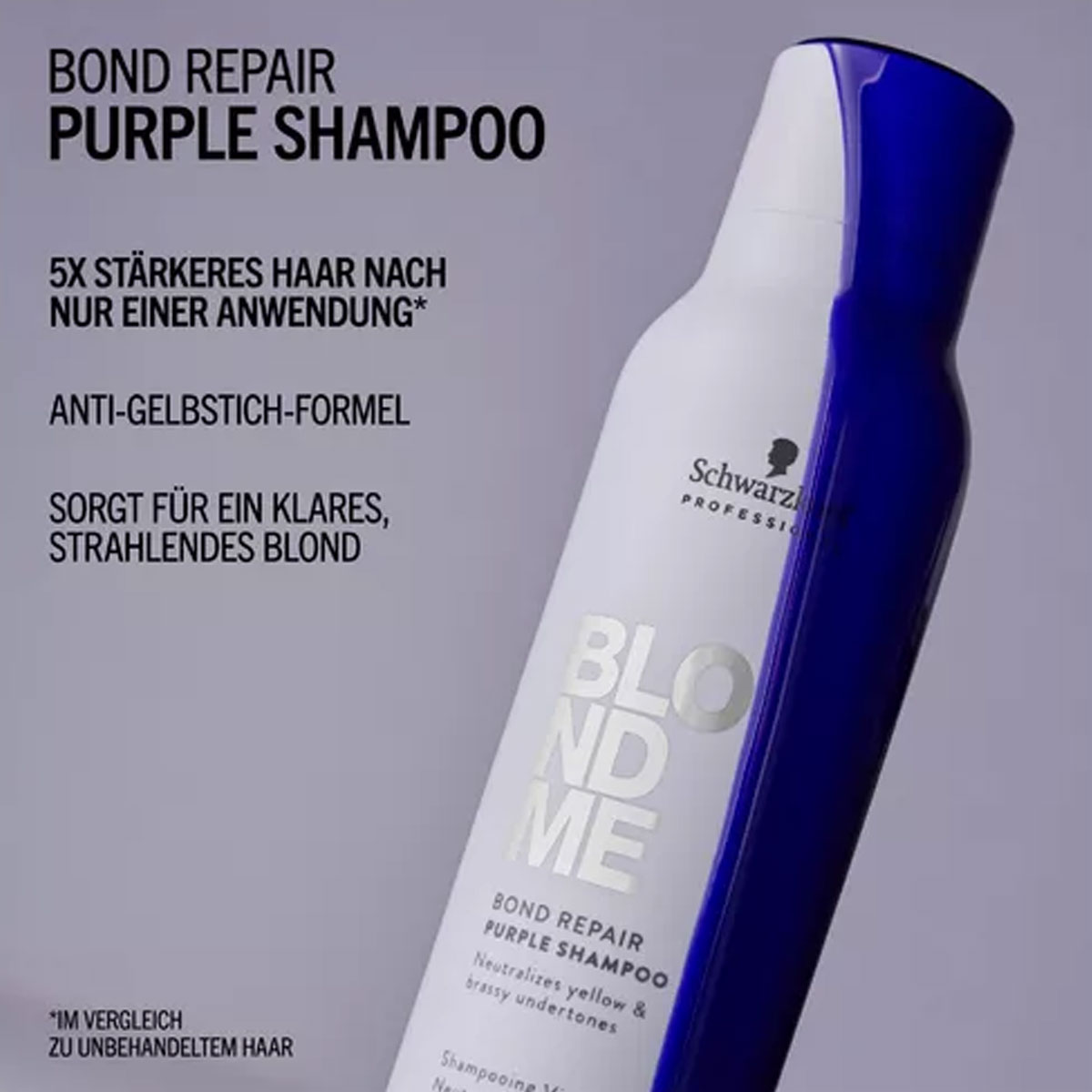 Schwarzkopf Professional BlondMe Bond Repair Purple Shampoo