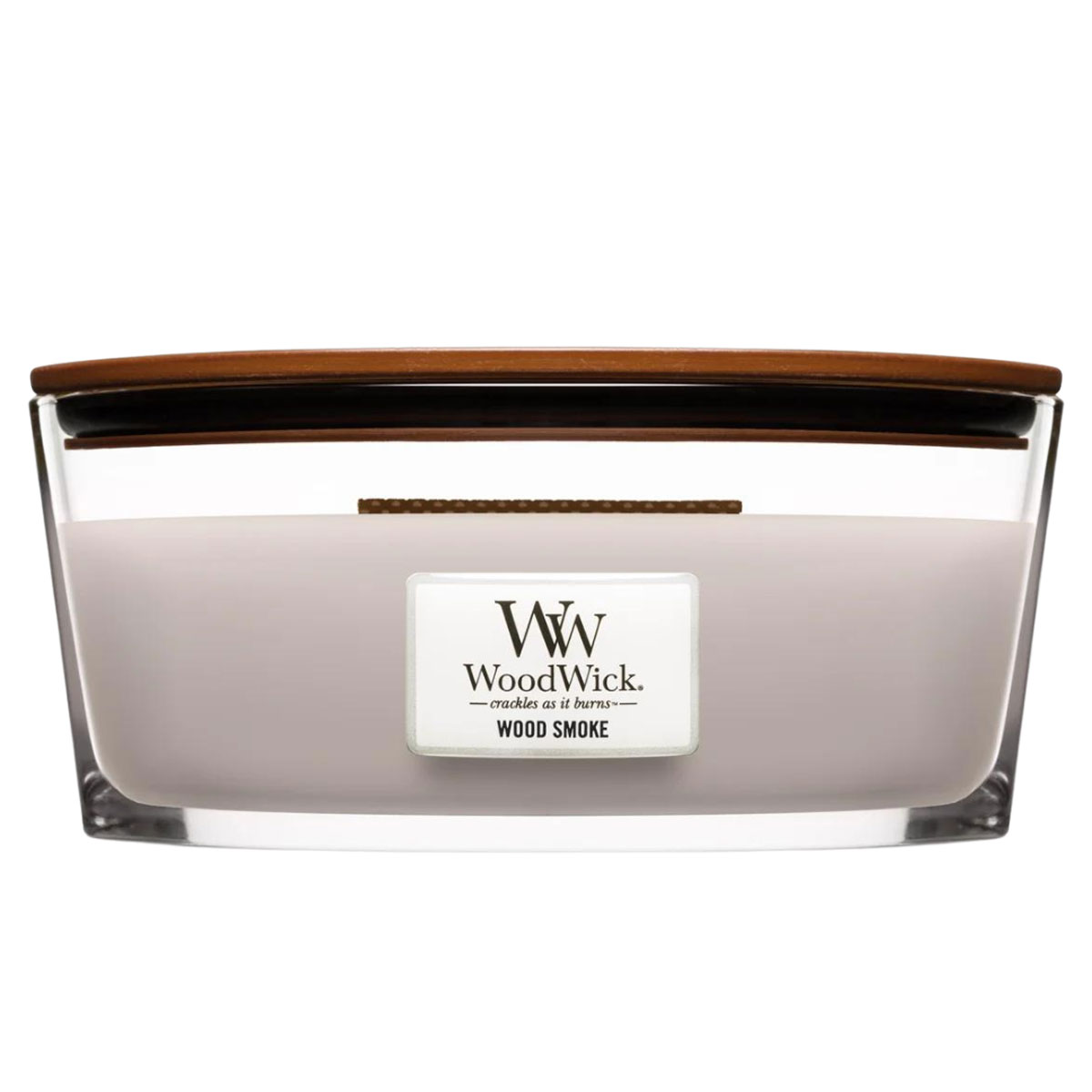 Woodwick Wood Smoke Ellipse Jar