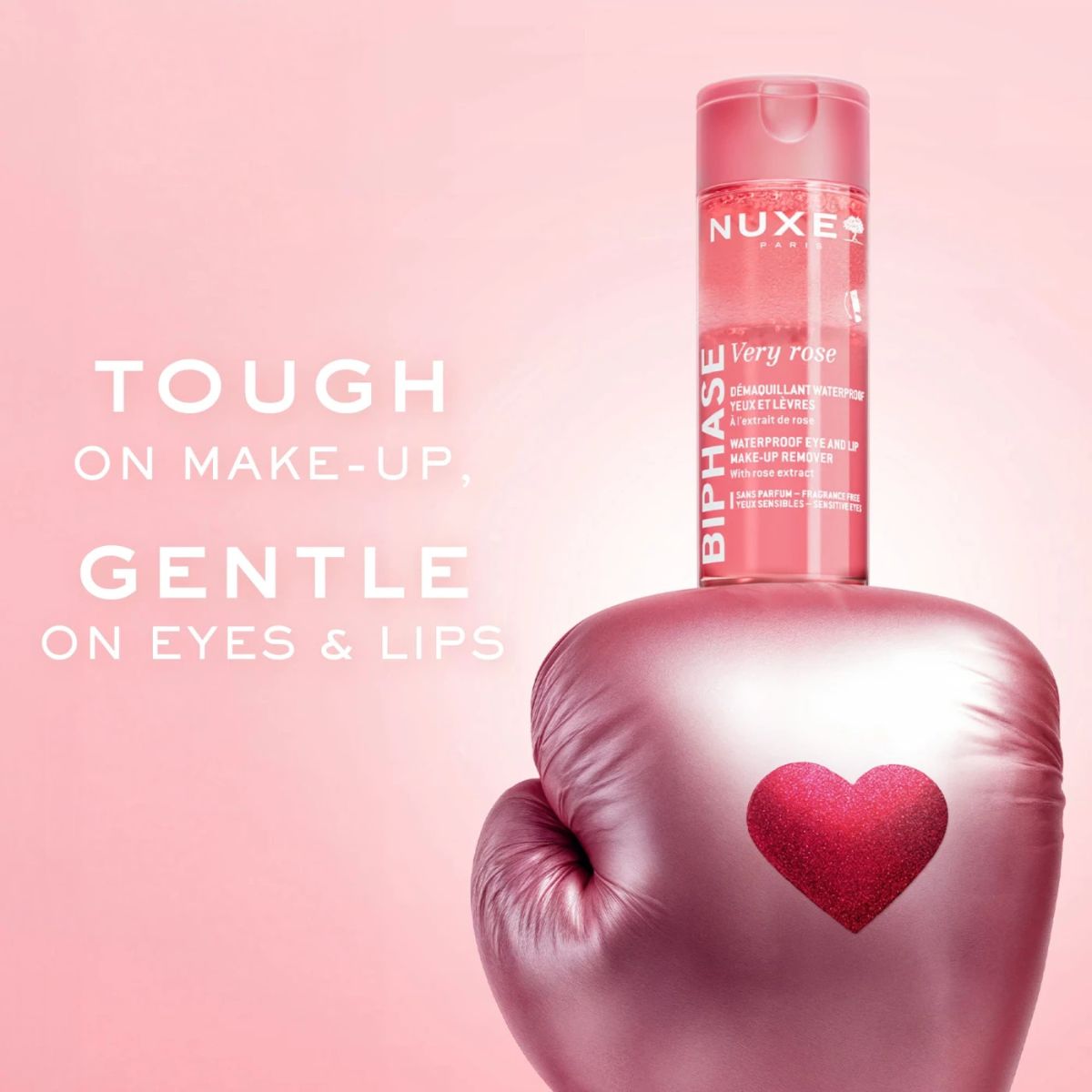 NUXE Very Rose Bi-Phase Waterproof Eye and Lip Make-up Remover