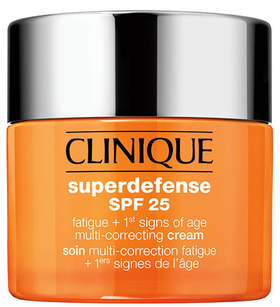 Clinique Superdefense Fatigue + 1st Signs of Age Multi-Correcting Cream SPF25 - Hauttyp 1/2