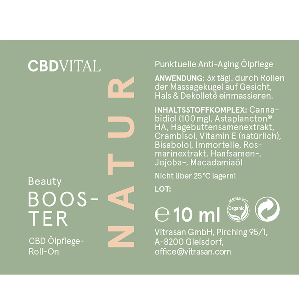 CBD Vital CBD Bio Kosmetik Beauty Booster