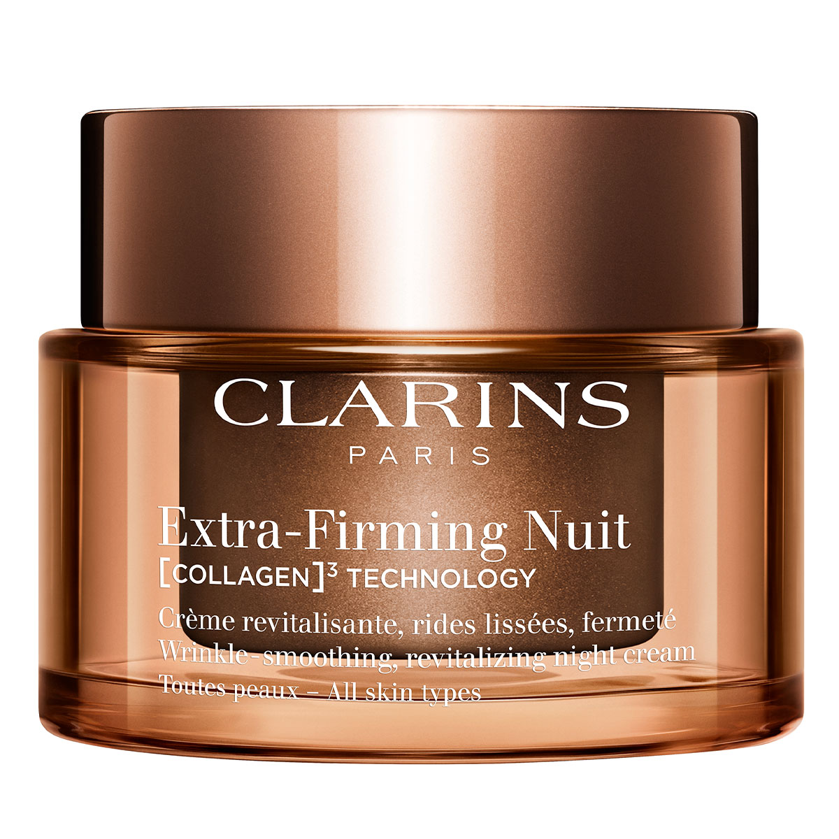 Clarins Extra-Firming Nuit Collagen Technology Night Cream - All Skin Types refillable